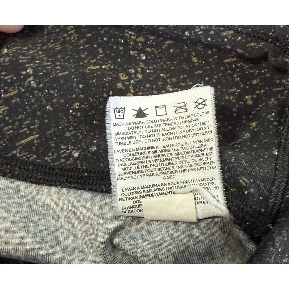 Nike Dri-Fit Womens Full Length Leggings Medium Black‎ Mesh Activewear Gym Yoga